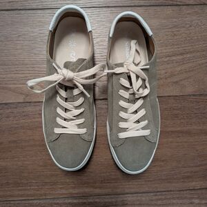 Soludos Women's Suede Sneakers - Olive